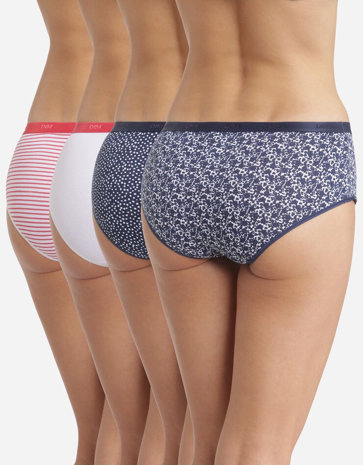 Slip forme boxer "Les Pockets" Basic coton stretch imprimé graphique - Lot de 3 +1 GRATUIT(1) (rouge + bleu) Slip forme boxer "Les Pockets" Basic coton stretch imprimé graphique - Lot de 3 +1 GRATUIT(1) (rouge + bleu)