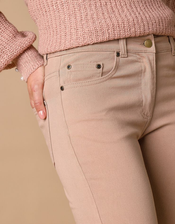 Pantalon droit stretch (sable) Pantalon droit stretch (sable)
