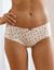 Culotte coton forme shorty imprimé motifs "coeurs" assortis– Lot de 4 (rouge)