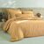 Linge de lit uni percale (miel)