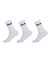Chaussettes hautes sport - lot de 3 paires (blanc)