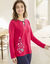 Tee-shirt pyjama manches longues (rouge)