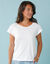 T-shirt manches courtes uni, Sp&eacute;cial Petites (blanc)