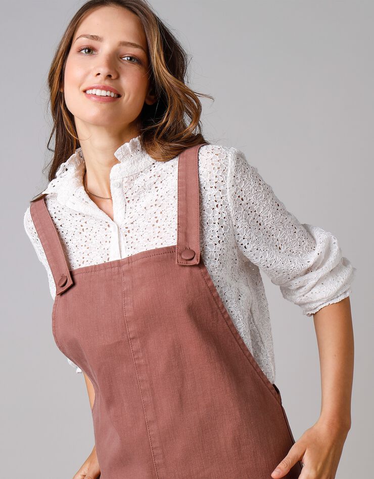 Robe chasuble salopette, twill (noisette) Robe chasuble salopette, twill (noisette)
