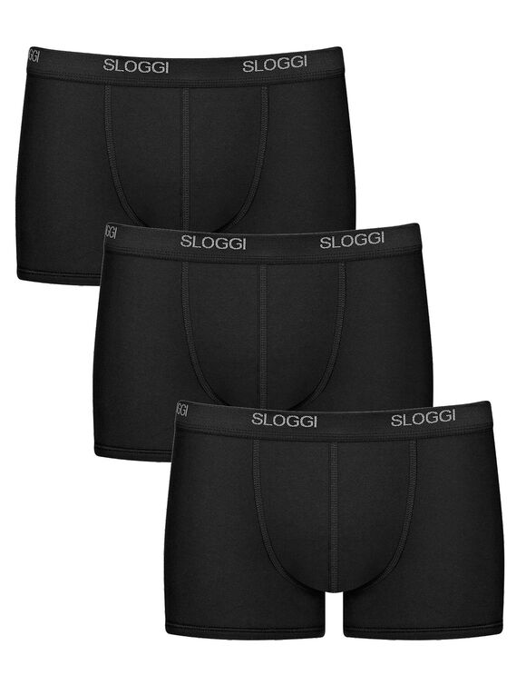 De 3 boxers basic men sloggi®. (noir)