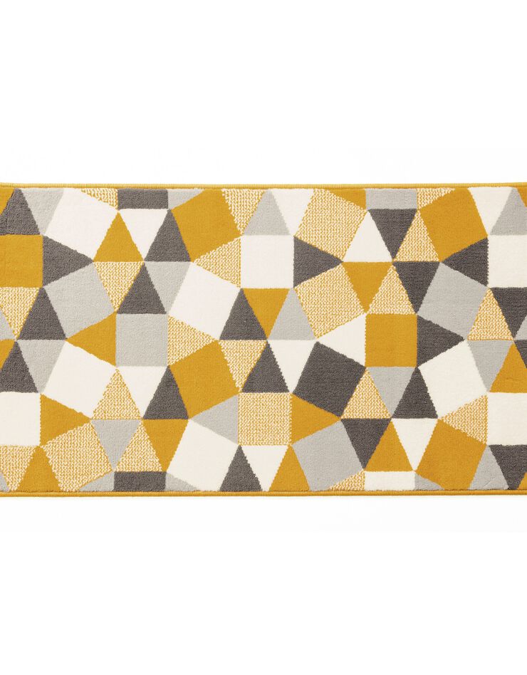 Tapis motif damiers (moutarde) Tapis motif damiers (moutarde)