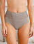 Gainette microfibre et guipure Rima - lot de 2 (taupe)