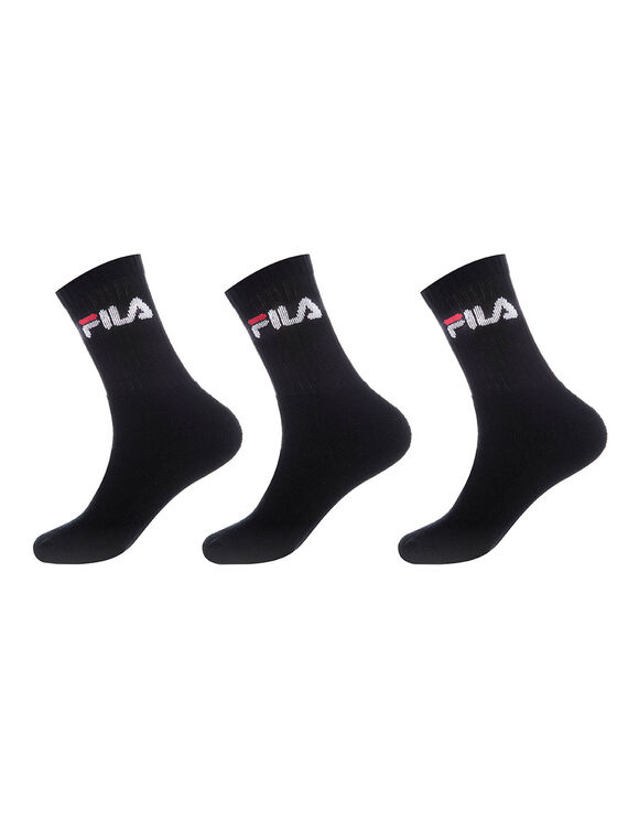 Chaussettes hautes sport - lot de 3 paires (noir)