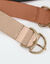Ceinture fine double boucle (rose dore)