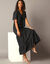 Jupe longue, broderie anglaise (noir)