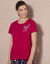 Tee-shirt pyjama manches courtes (rouge)