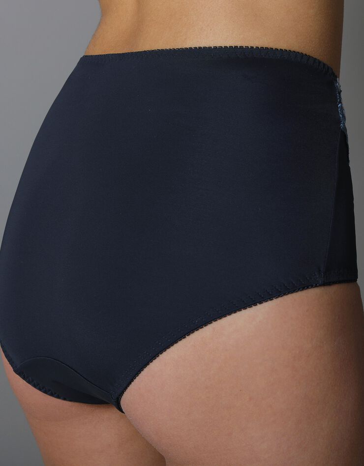 Gainette microfibre tulle brodé Caminata (marine) Gainette microfibre tulle brodé Caminata (marine)