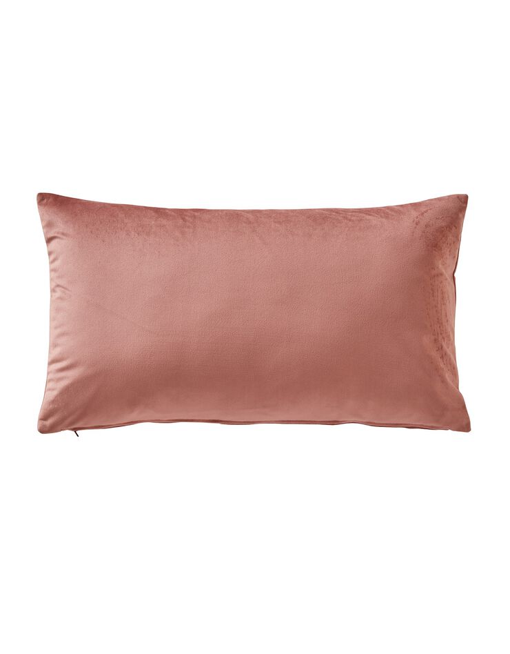Housse coussin en velours uni - lot de 2 (rose poudré) Housse coussin en velours uni - lot de 2 (rose poudré)