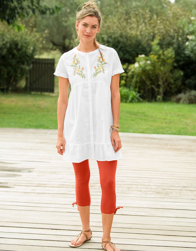 Legging 3/4 base coulissée (paprika) Legging 3/4 base coulissée (paprika)