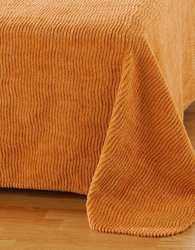 Jeté de lit uni tuft qualité luxe (chamois) Jeté de lit uni tuft qualité luxe (chamois)
