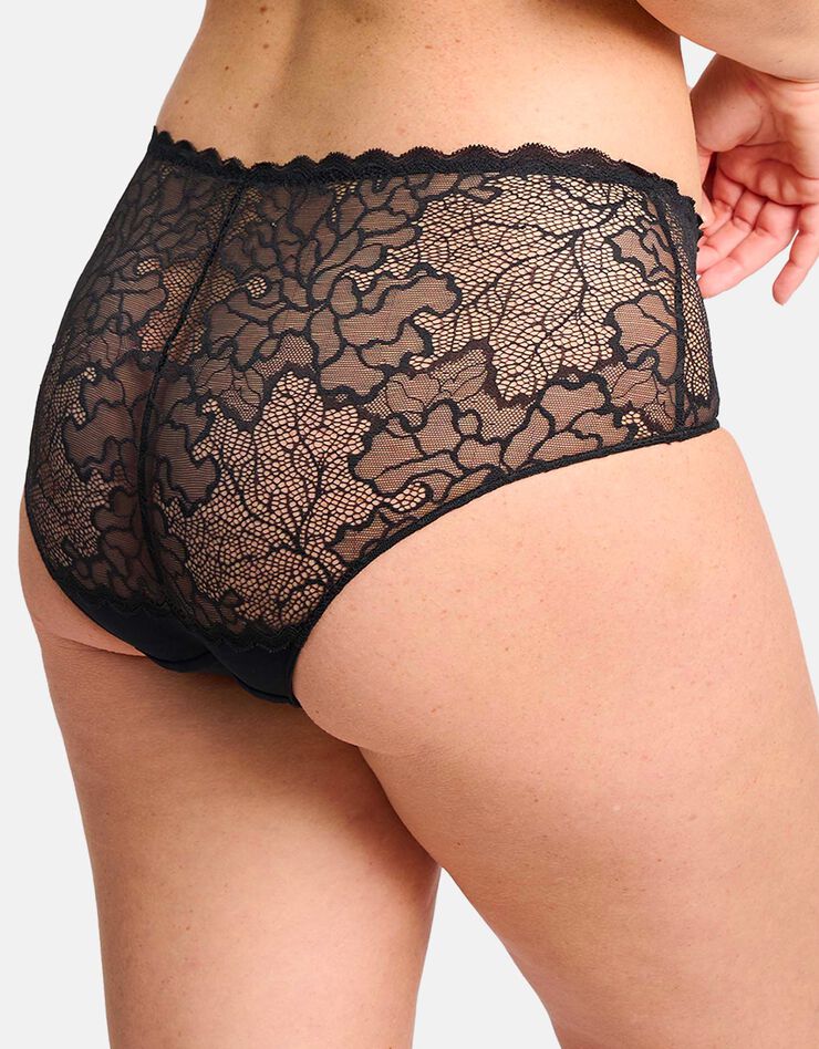 ﻿Culotte taille haute Océane (noir)