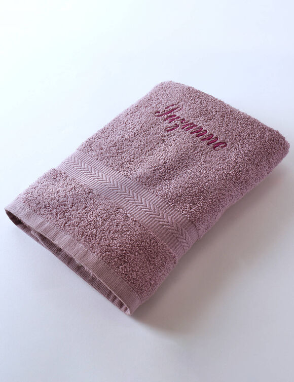 Collection serviettes de bain personnalis&eacute;es - confort moelleux 420 g/m&sup2; (lavande)