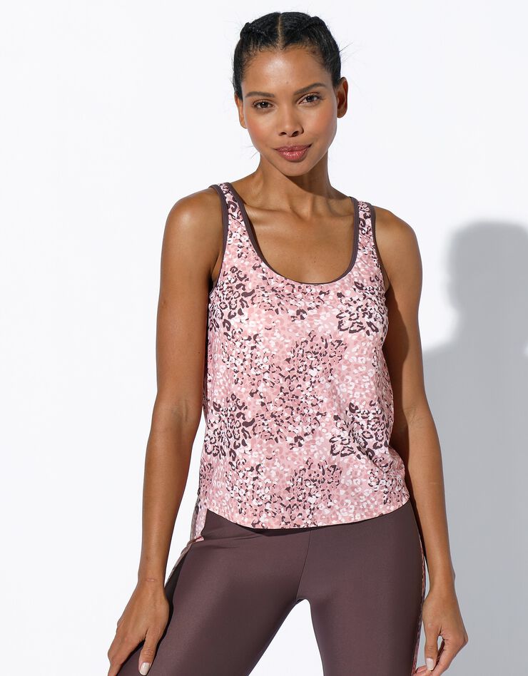 Top sport, brassière intégrée (rose) Top sport, brassière intégrée (rose)