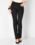 Pantalon droit gainant - petite stature entrej. 75 cm (noir)
