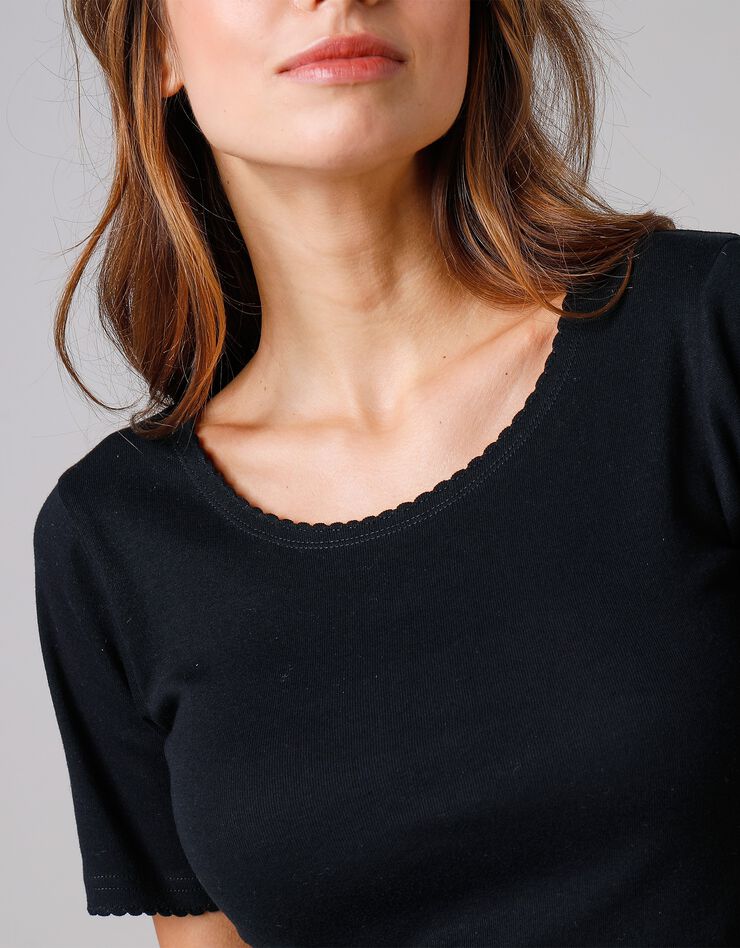 Tee-shirt manches courtes - lot de 2 (noir) Tee-shirt manches courtes - lot de 2 (noir)