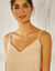 Combinette en coton - bretelles r&eacute;glables (nude)