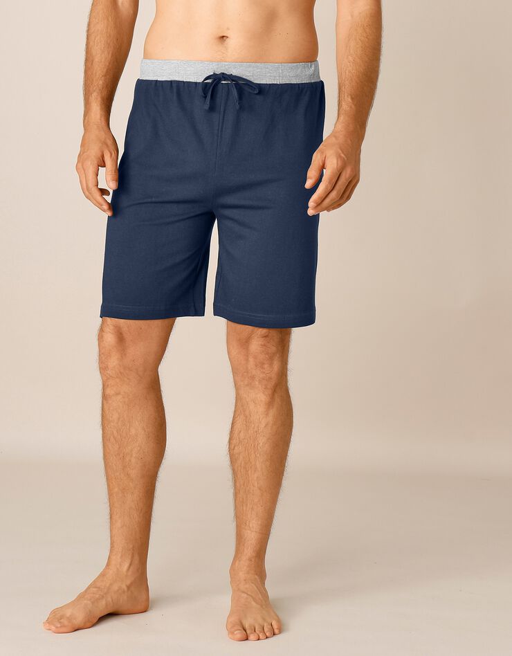 Short pyjama - lot de 2 (gris + marine) Short pyjama - lot de 2 (gris + marine)