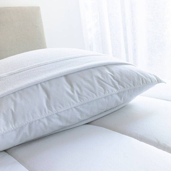 Sous-taie molleton absorbant - lot de 2 (blanc)