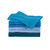 Gant de toilette coton camaïeu bleu - lot de 8 (camaieu bleu)