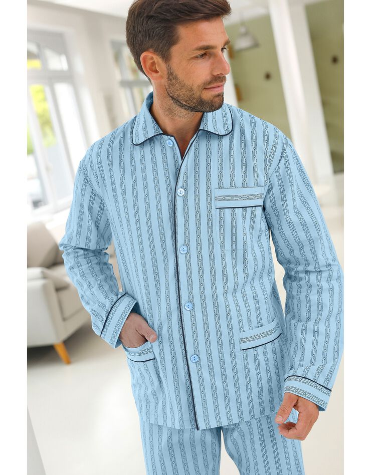 Pyjama - popeline coton (bleu) Pyjama - popeline coton (bleu)