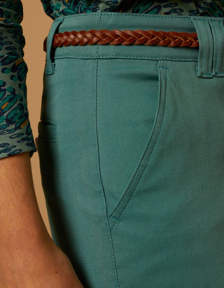 Pantalon chino stretch (vert) Pantalon chino stretch (vert)