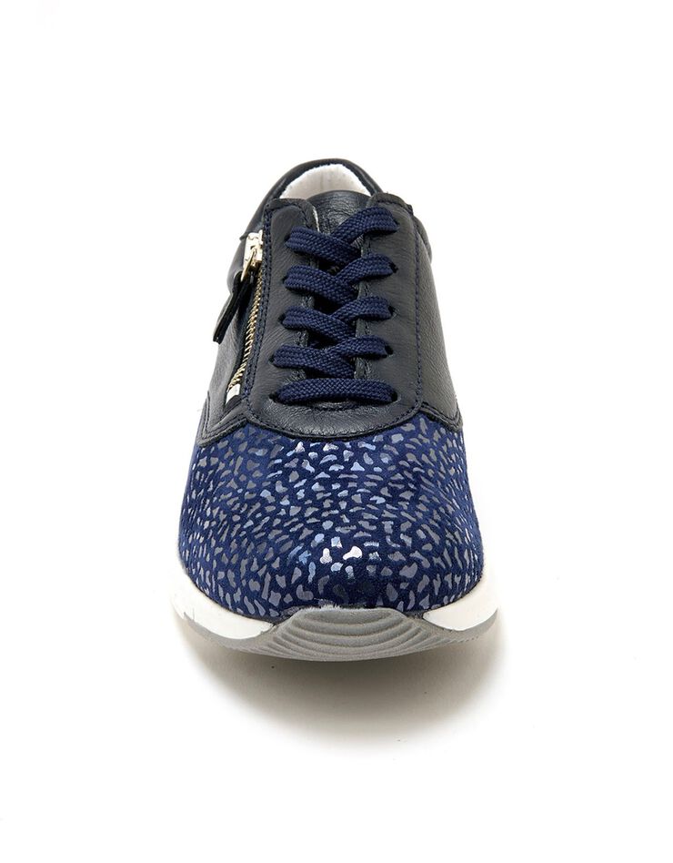 Derbies en cuir Hallux Confort (bleu) Derbies en cuir Hallux Confort (bleu)