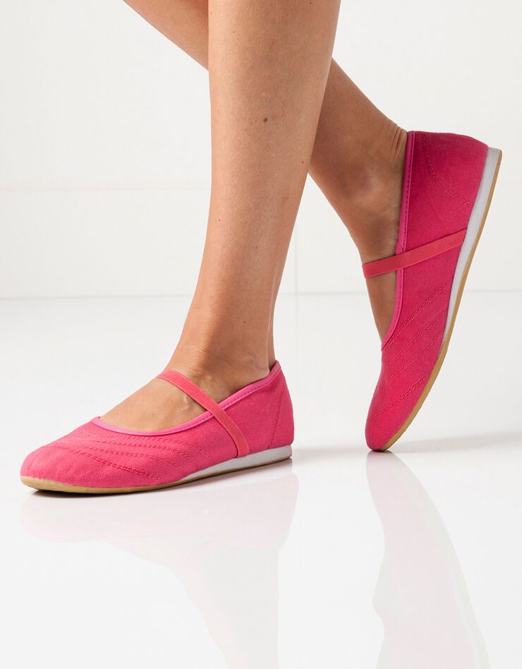 Ballerines élastiquées (fuchsia) Ballerines élastiquées (fuchsia)