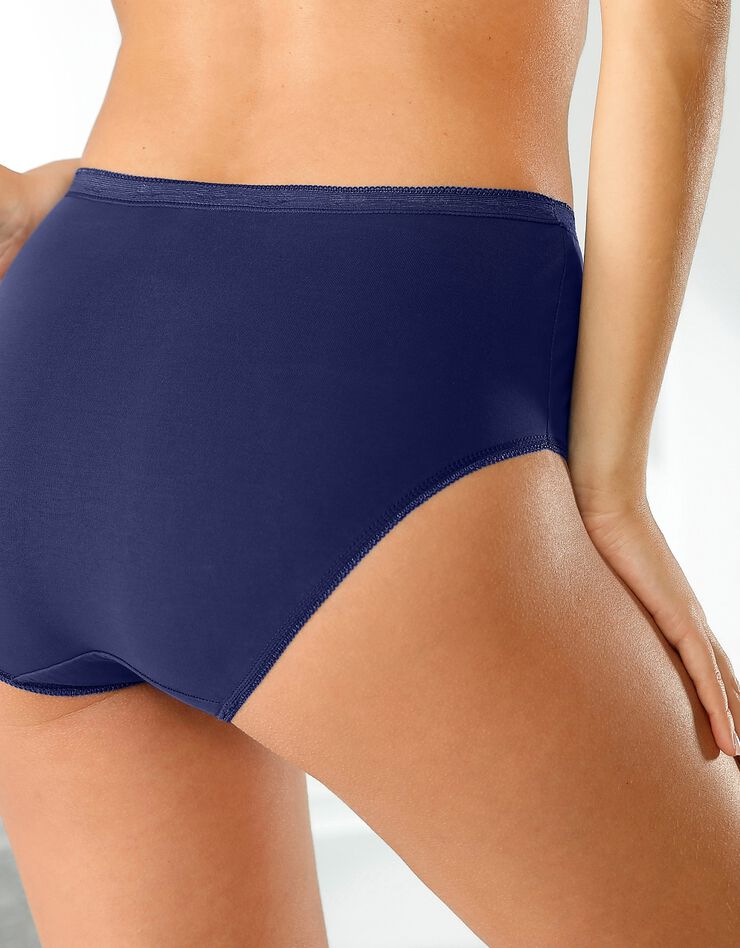 Culotte maxi basique - lot de 3 (ciel + marine + ivoire) Culotte maxi basique - lot de 3 (ciel + marine + ivoire)