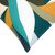 Coussin imprim&eacute; feuilles multicolores (multicolore)