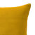 Housse coussin unie coton tissage artisanal - lot de 2 (curry)