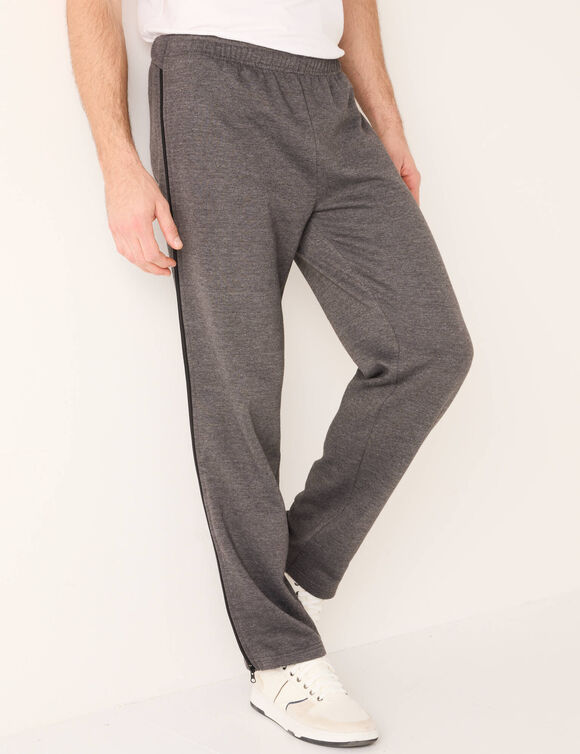 Pantalon de jogging facile à enfiler zippé côtés (anthracite)