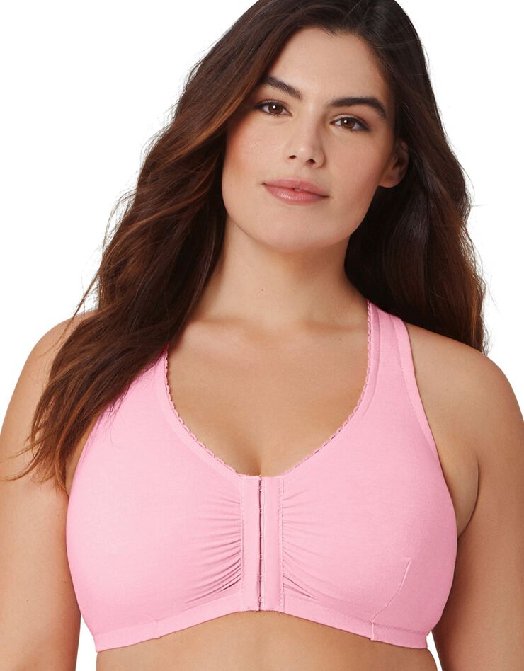 Extensible ouvert devant glamorise® tailles de bonnets groupés, sans armatures (rose e / f) Extensible ouvert devant glamorise® tailles de bonnets groupés, sans armatures (rose e / f)