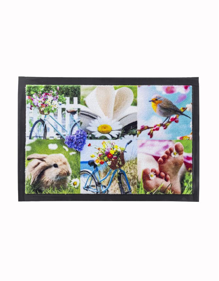 Tapis anti-poussière imprimé Été (multicolore)