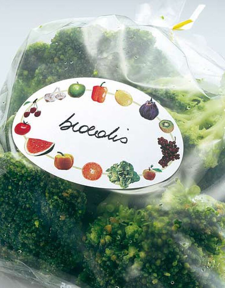 Etiquette de cuisine motif fruits - lot de 100 (fruits / légumes)