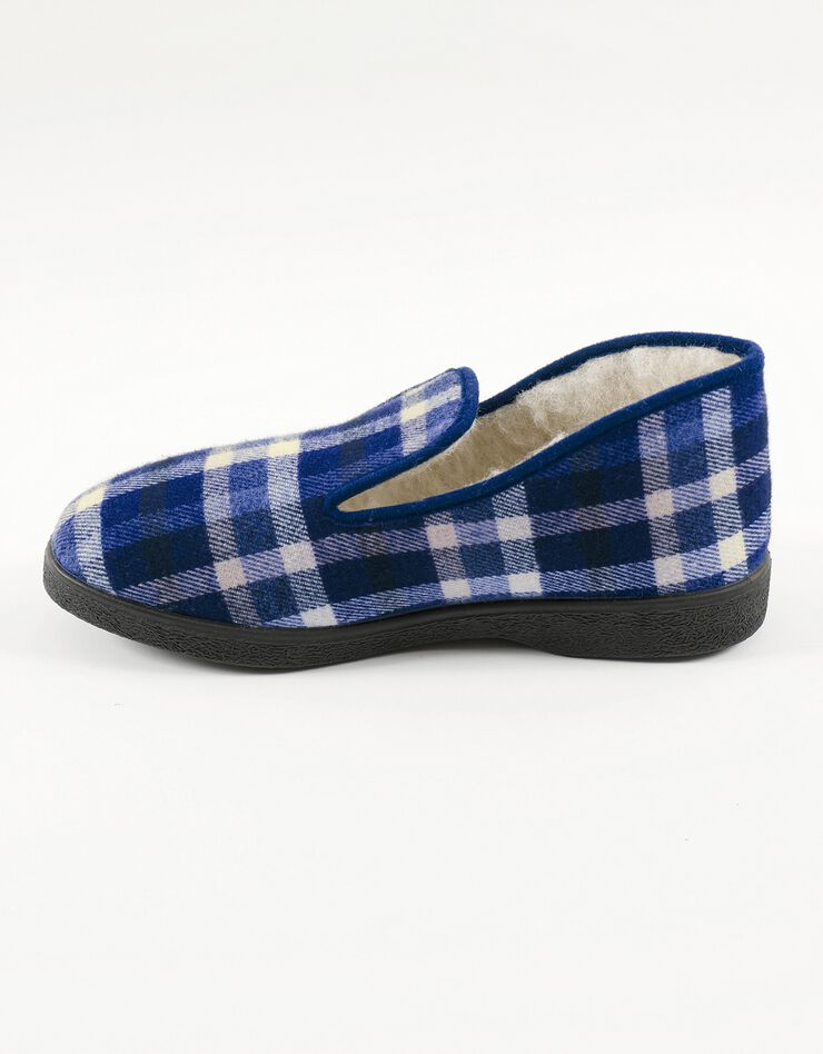 Charentaises homme fourrées - jusqu'au 47 (bleu) Charentaises homme fourrées - jusqu'au 47 (bleu)