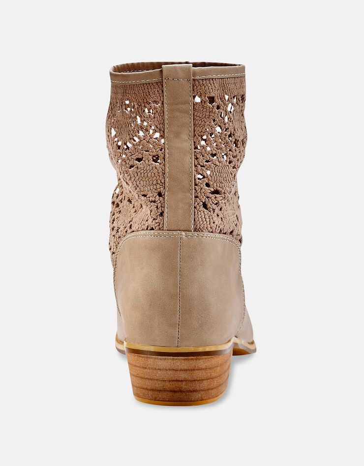Boots macramé (taupe)