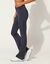 Legging forme trompette, maille extensible (marine)