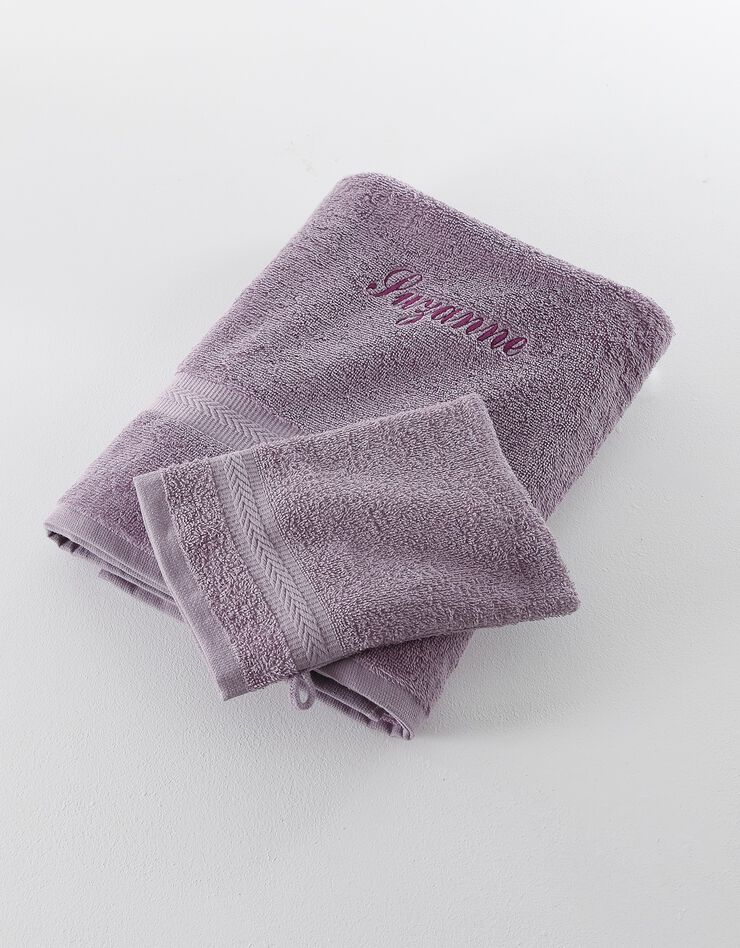 Serviette éponge personnalisable confort moelleux (lavande) Serviette éponge personnalisable confort moelleux (lavande)