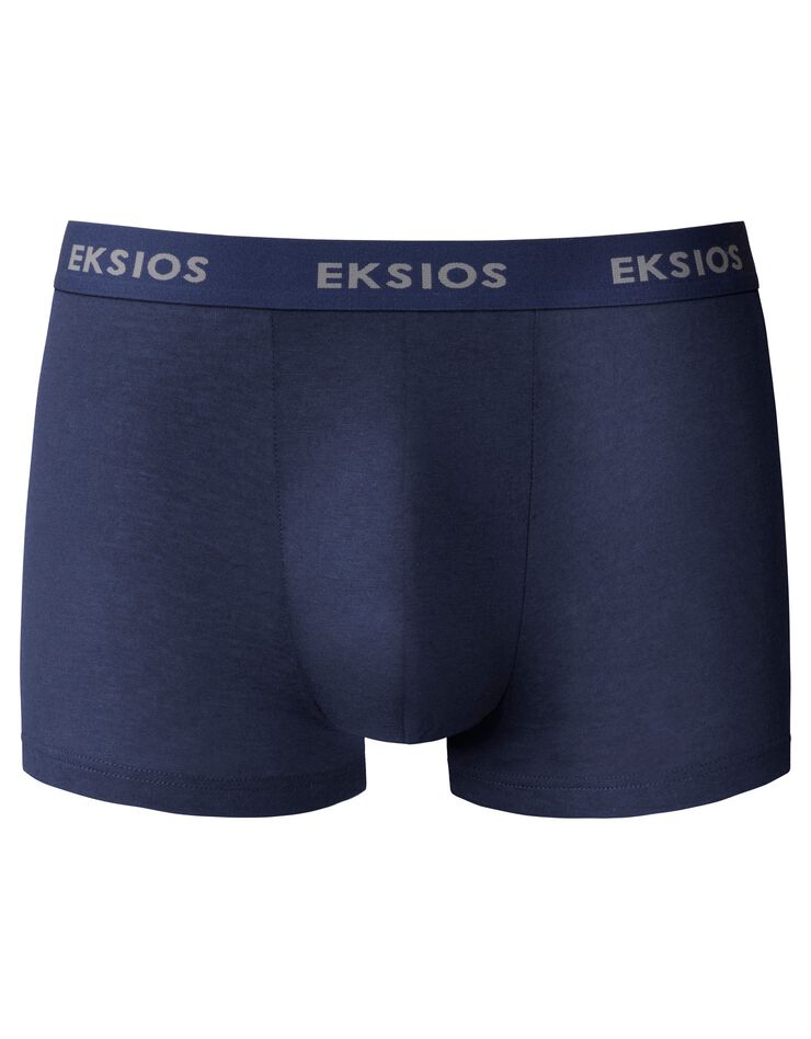 Boxer motif géométrique - lot de 3 (rouge + bleu) Boxer motif géométrique - lot de 3 (rouge + bleu)