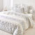 Linge de lit Jade - coton 57 fils/cm&sup2; (&eacute;cru)