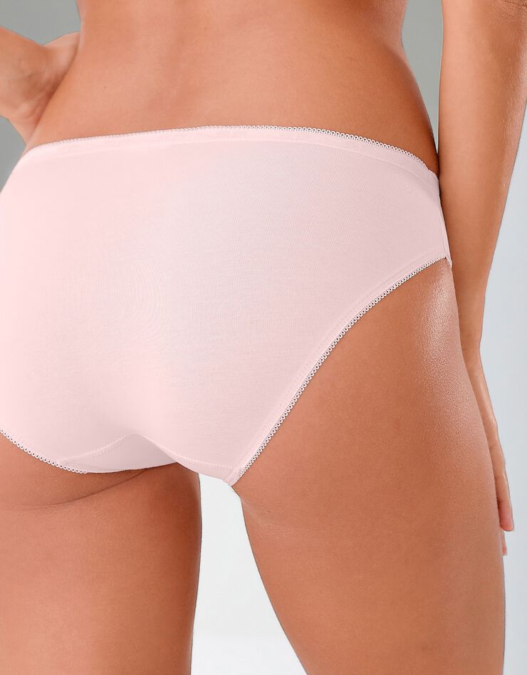Culotte midi basique - lot de 3 (kaki + rose + terracotta) Culotte midi basique - lot de 3 (kaki + rose + terracotta)