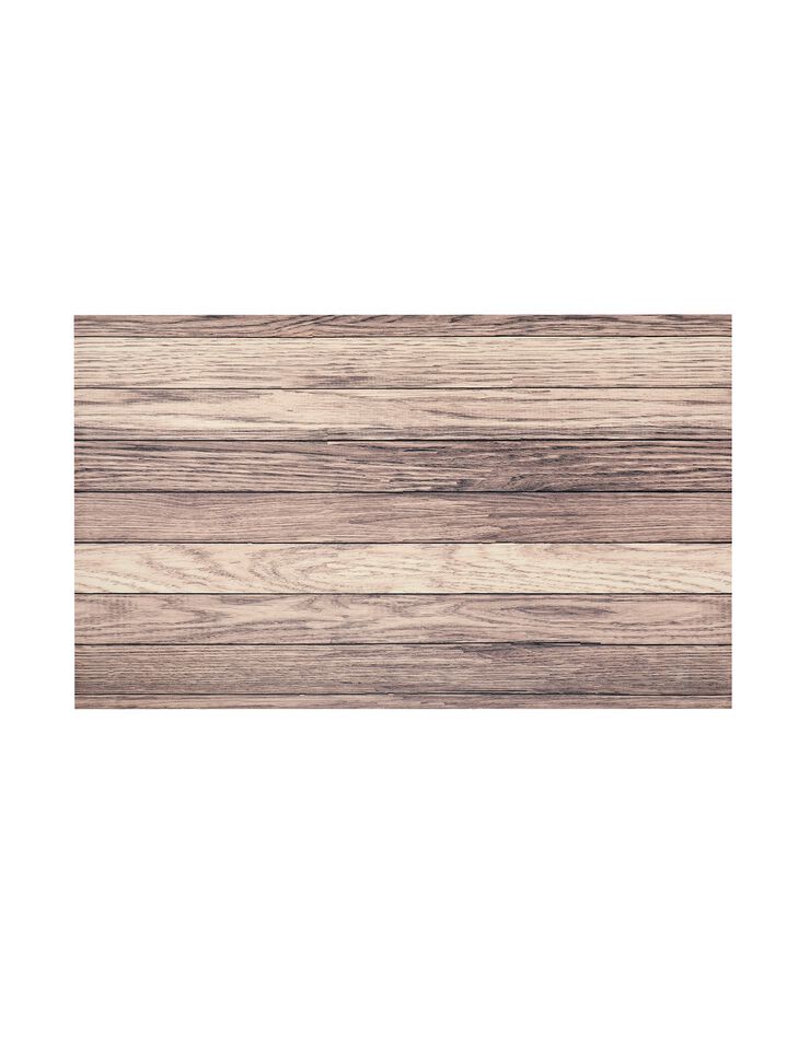 Tapis vinyle effet parquet cérusé (gris / blanc) Tapis vinyle effet parquet cérusé (gris / blanc)