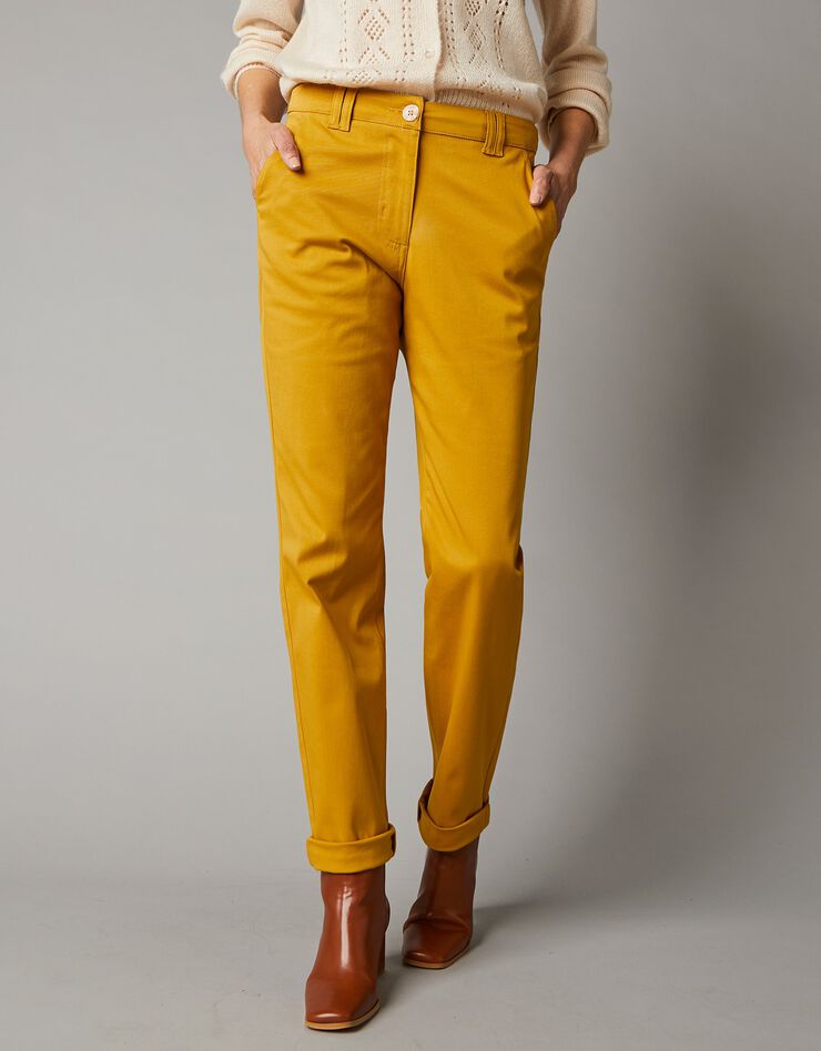 Pantalon chino stretch (safran) Pantalon chino stretch (safran)