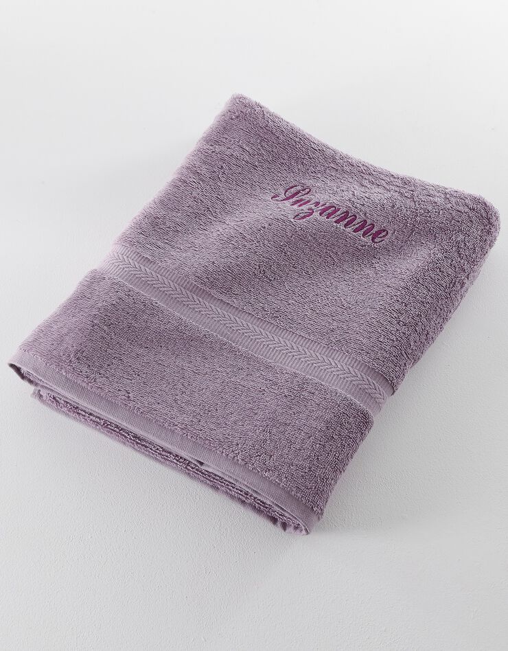 Serviette éponge personnalisable confort moelleux (lavande) Serviette éponge personnalisable confort moelleux (lavande)