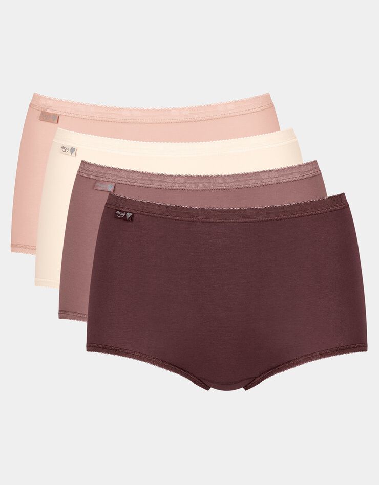Culotte maxi Basic+ gamme rose - 3+1 GRATUIT (1) (rose) Culotte maxi Basic+ gamme rose - 3+1 GRATUIT (1) (rose)